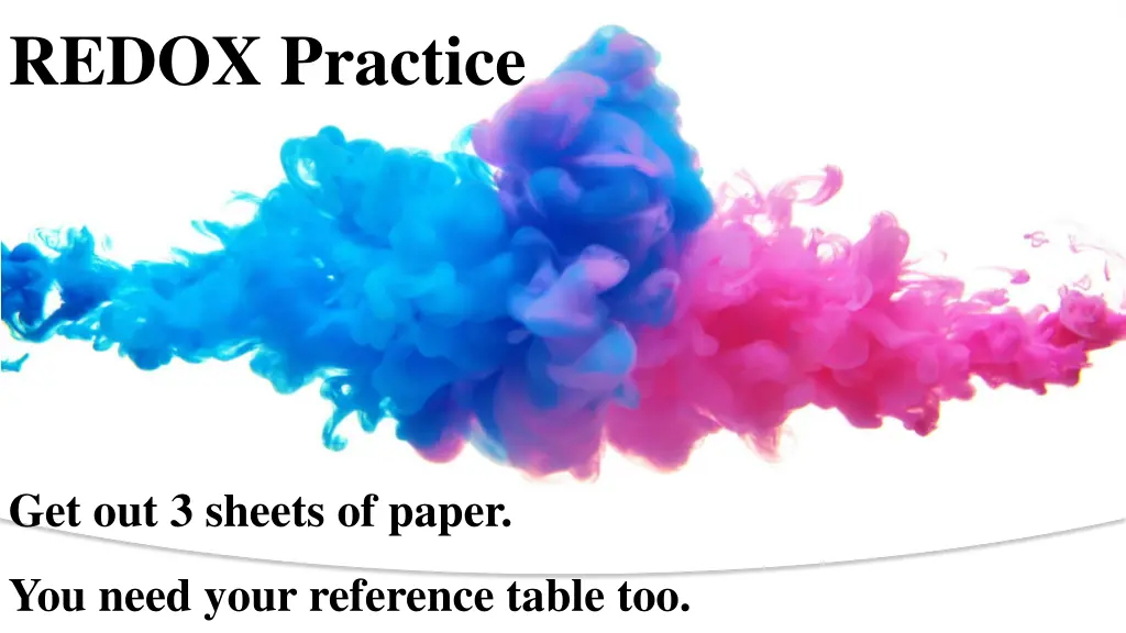 redox practice