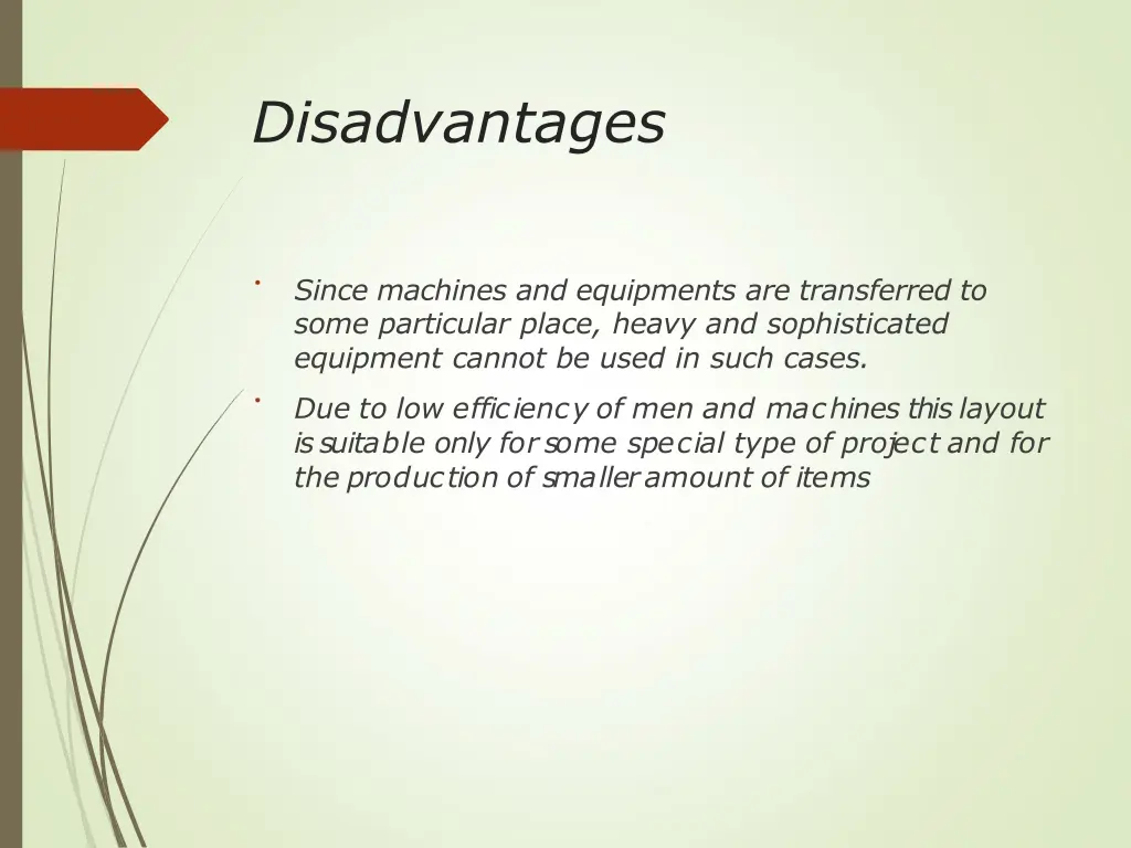 disadvantages 2