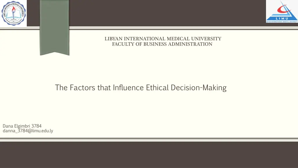 libyan international medical university faculty