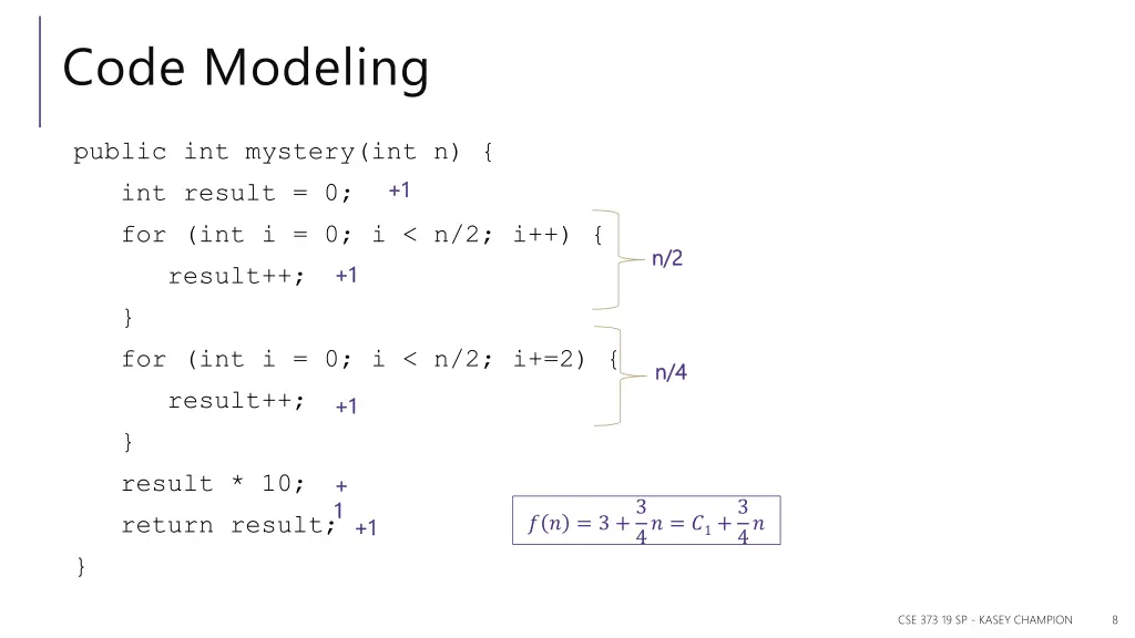 code modeling 1