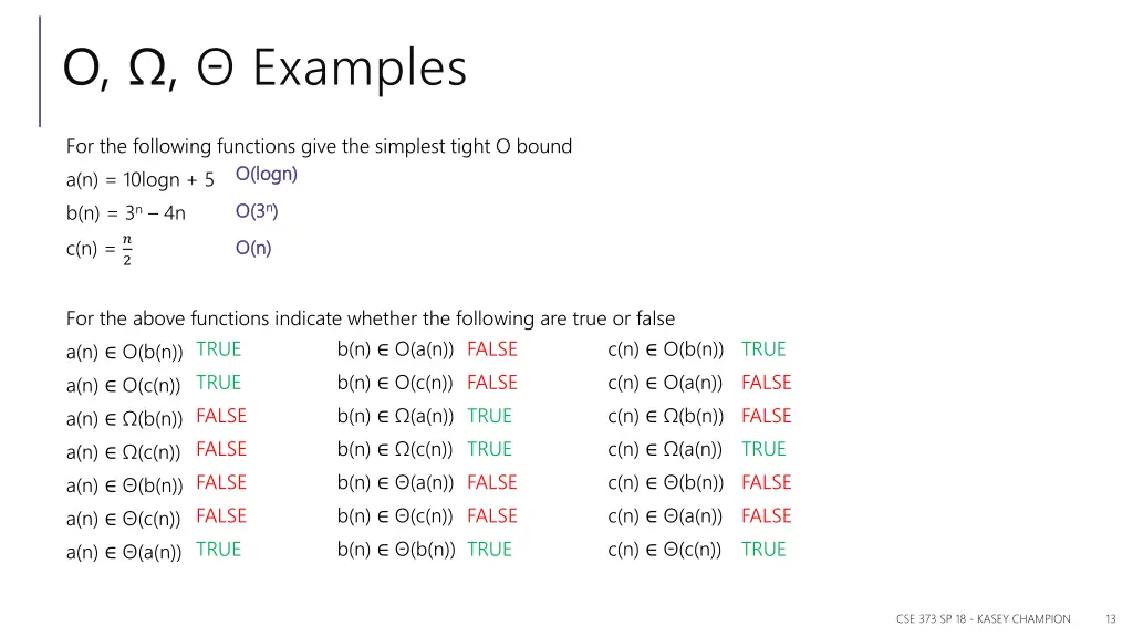 o examples