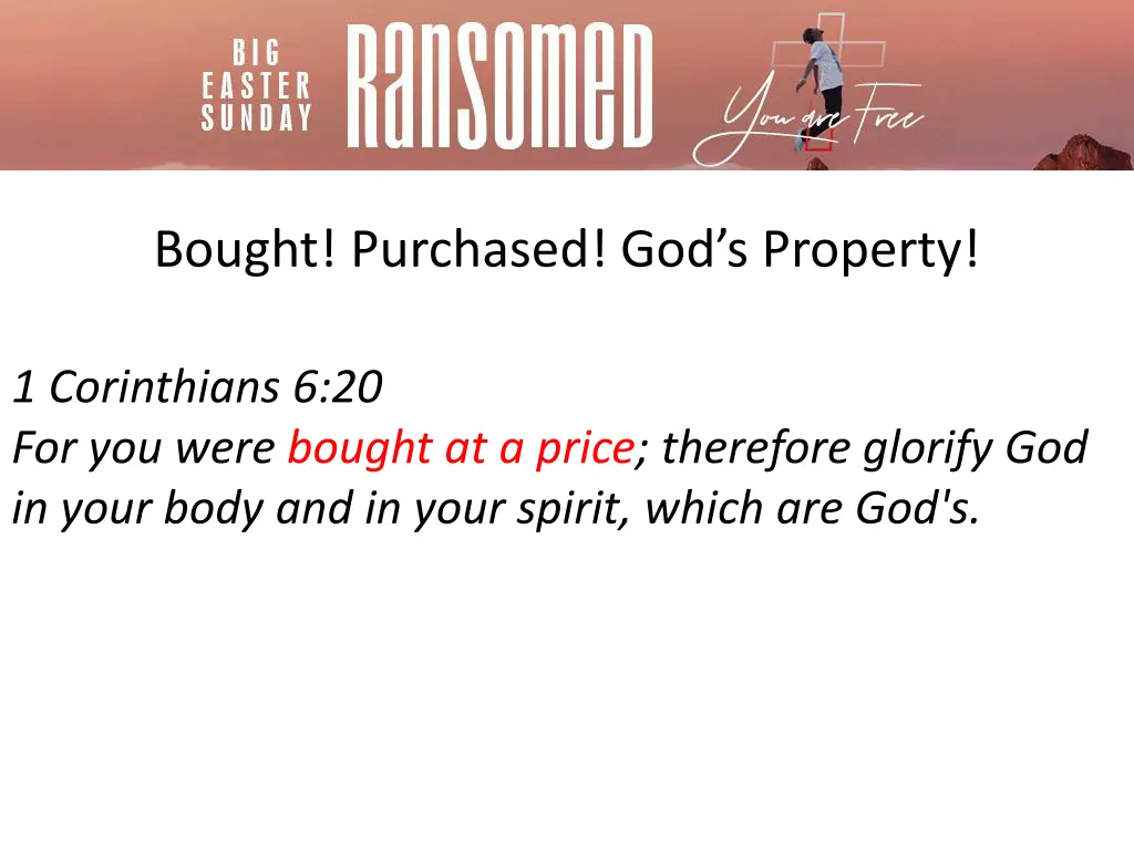 bought purchased god s property