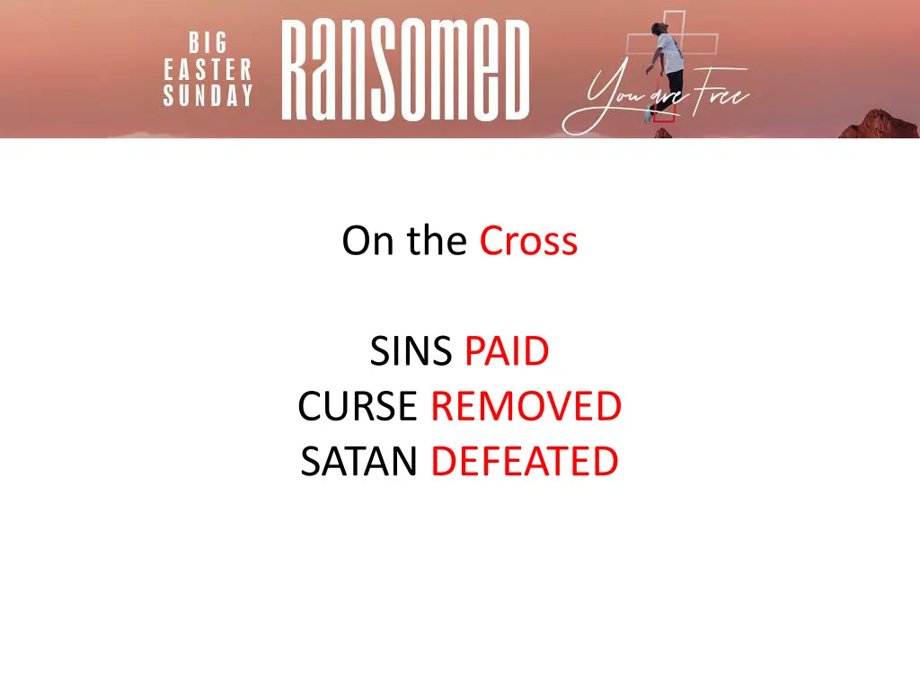 on the cross