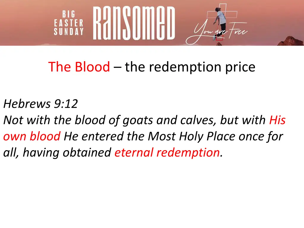 the blood the redemption price