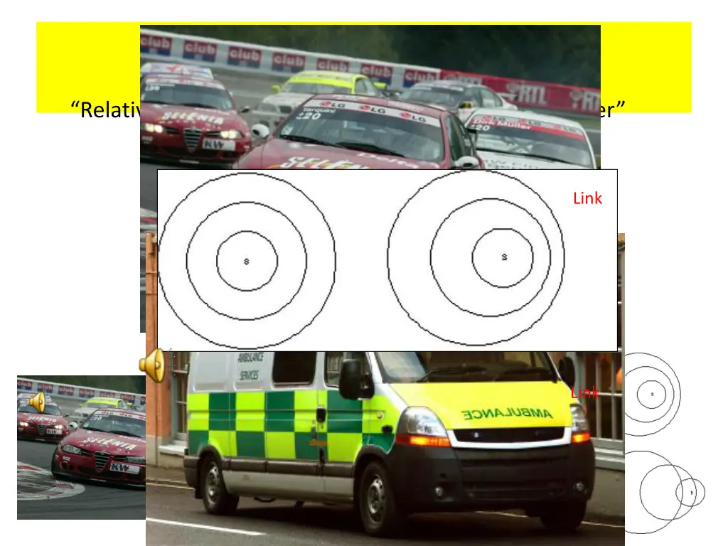 the doppler effect relative velocity between