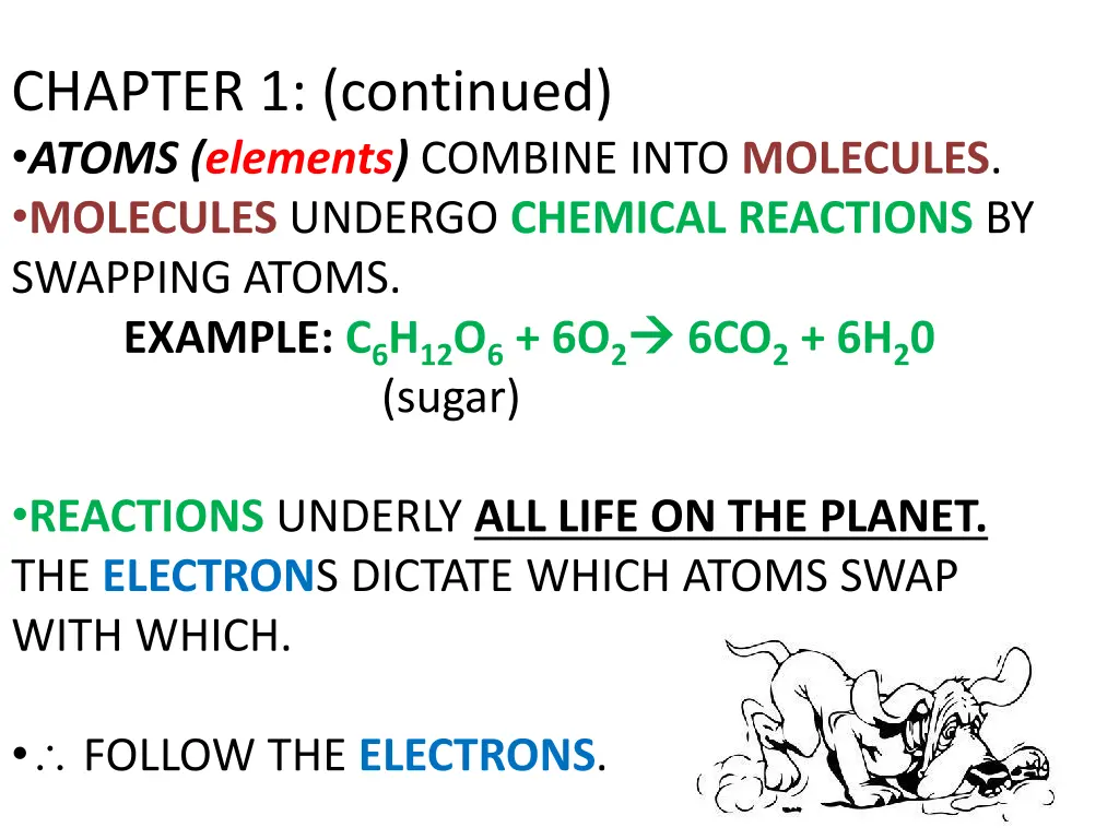 chapter 1 continued atoms elements combine into