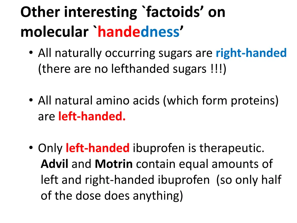 other interesting factoids on molecular