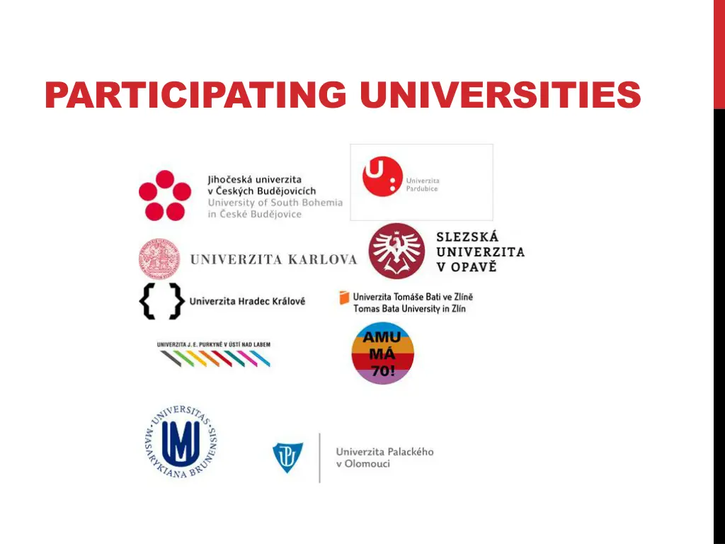 participating universities