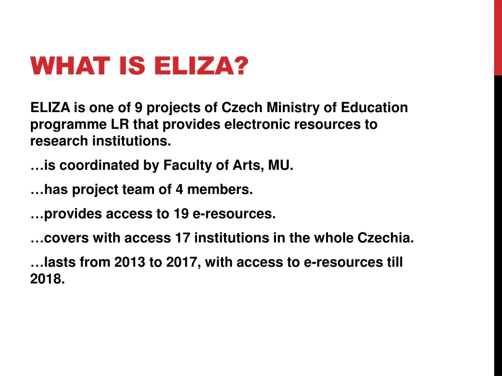 what is eliza