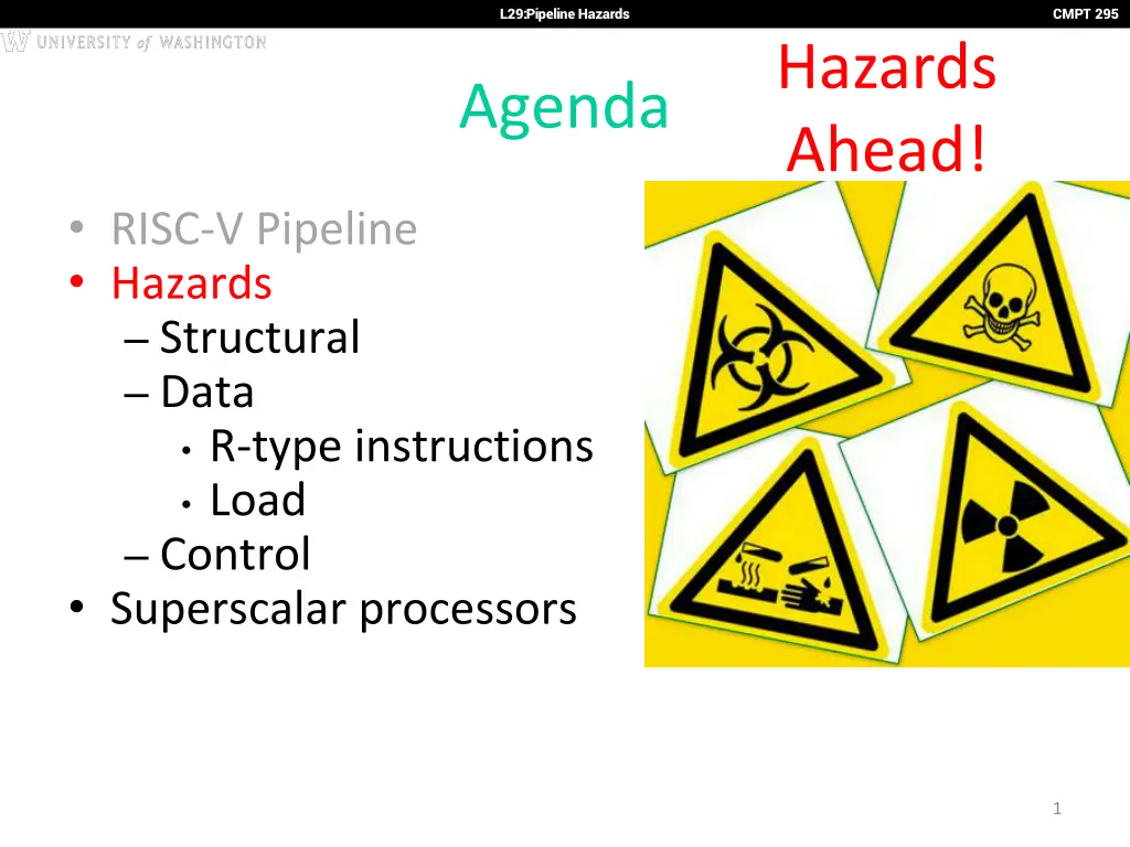 l29 pipeline hazards