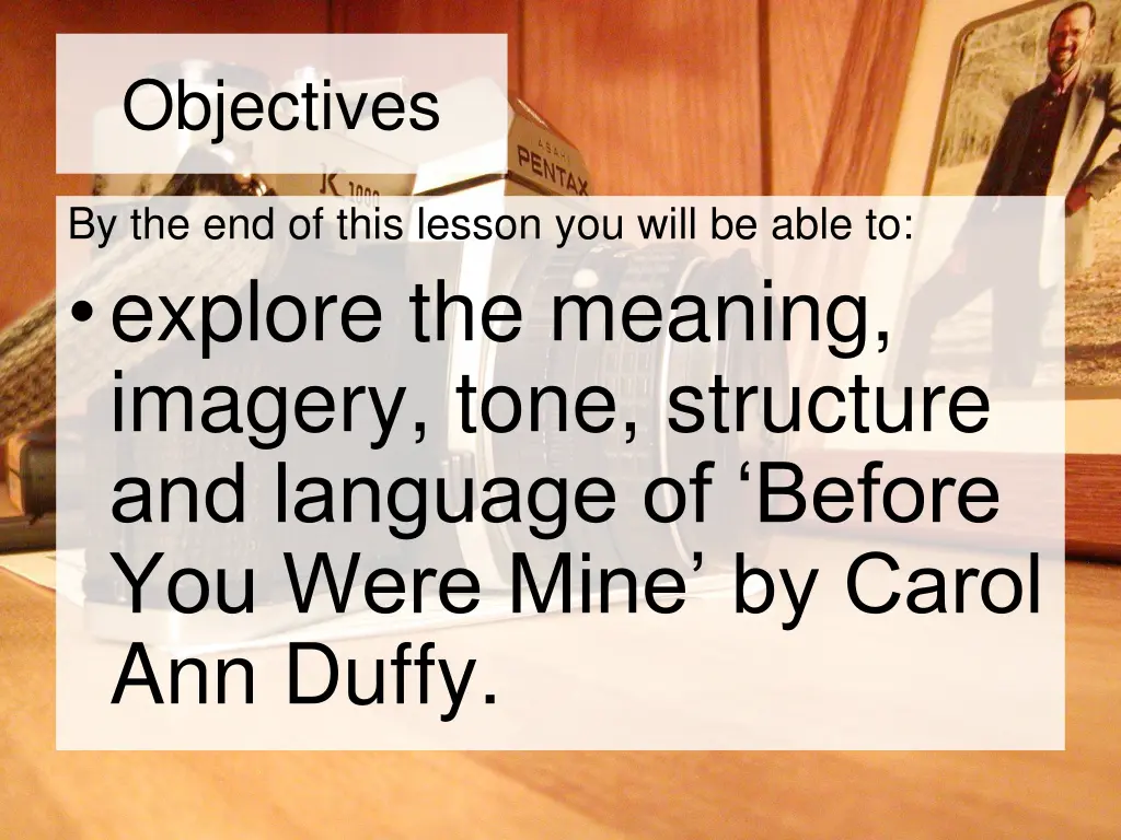 objectives