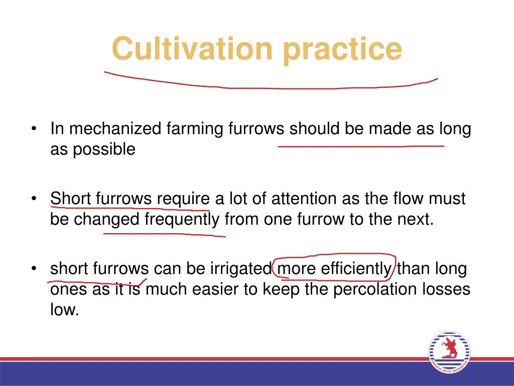 cultivation practice