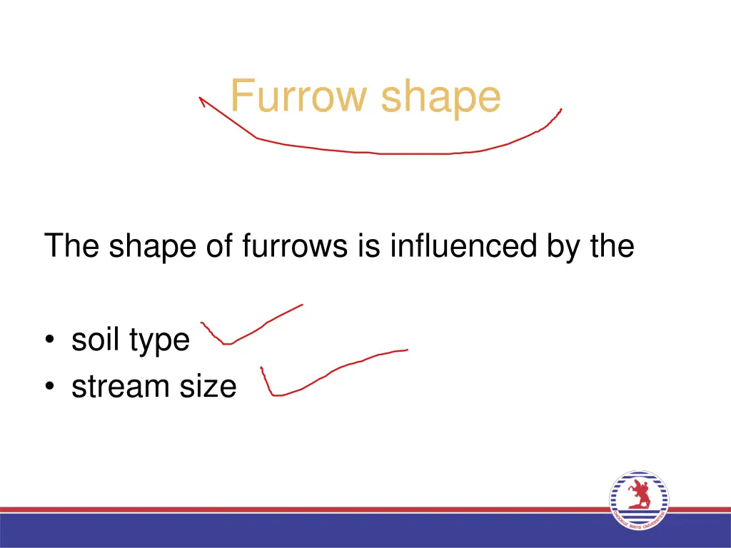 furrow shape