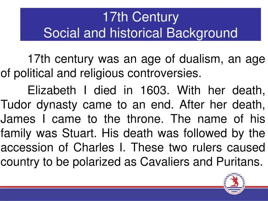 17th century
