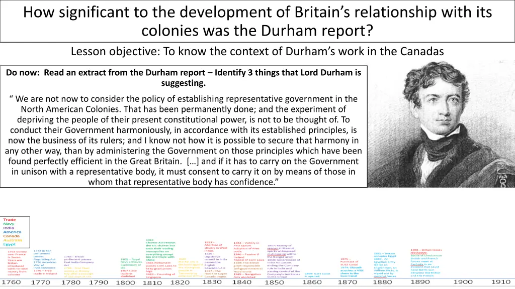 how significant to the development of britain