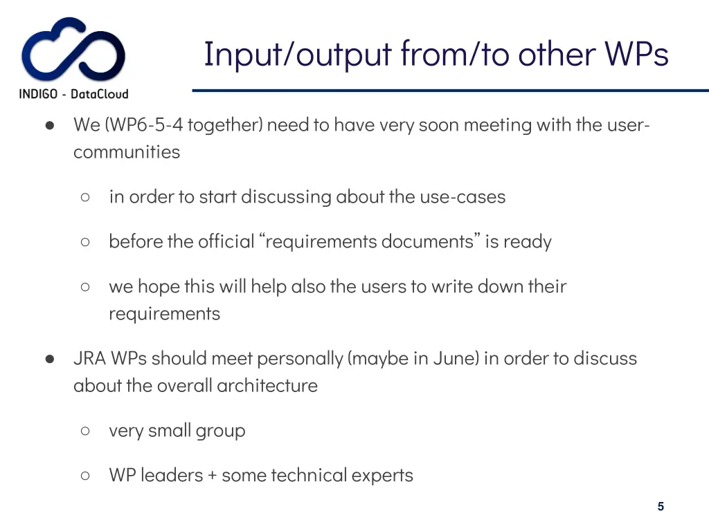 input output from to other wps 1