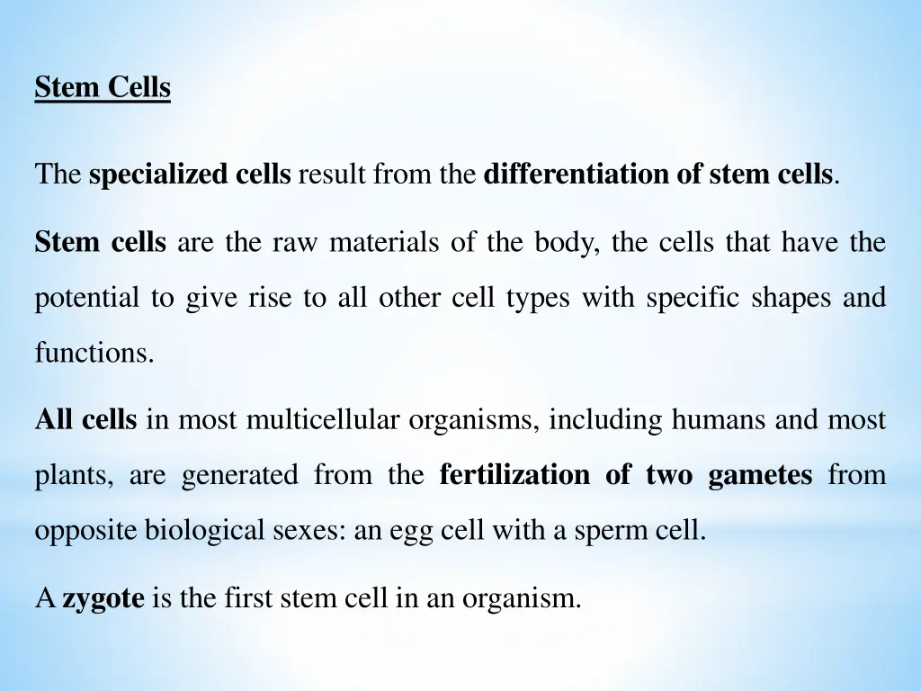 stem cells