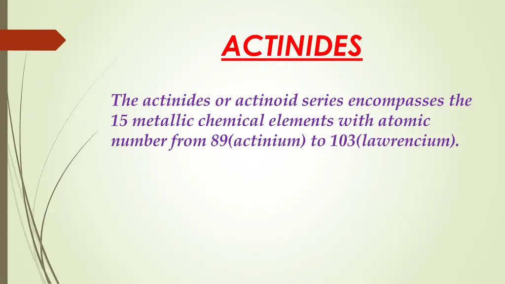 actinides