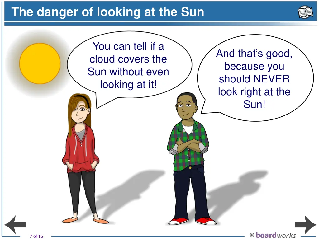 the danger of looking at the sun