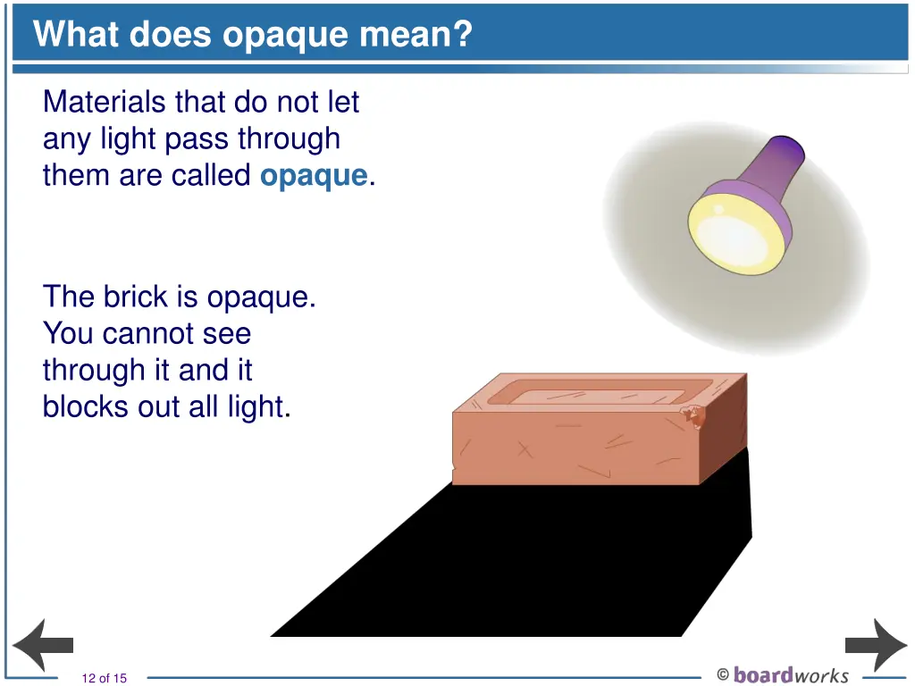 what does opaque mean