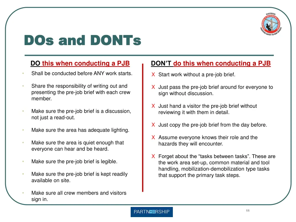 dos and donts dos and donts