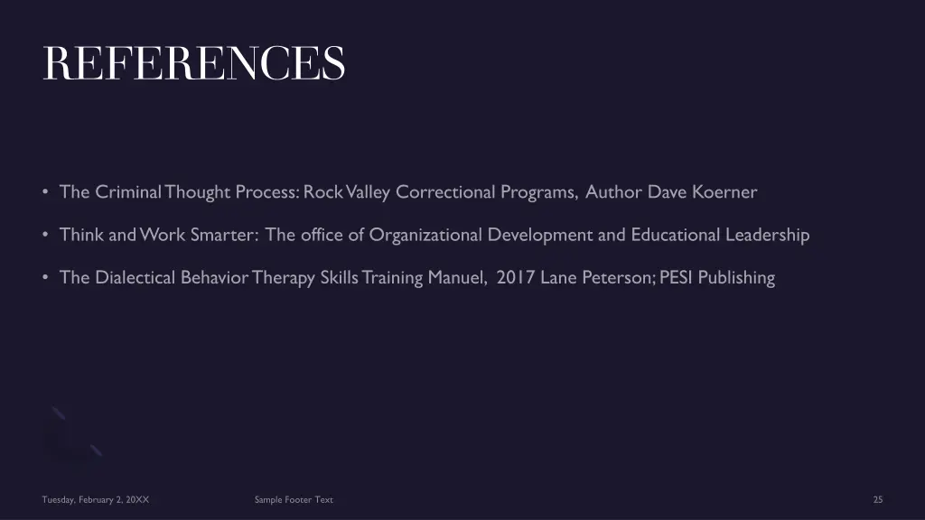 references