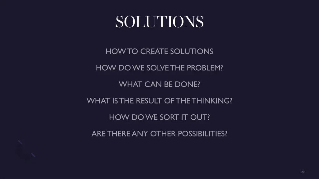 solutions
