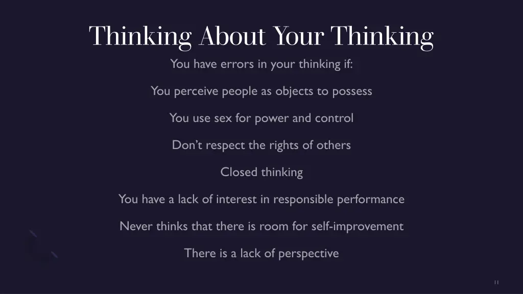 thinking about your thinking