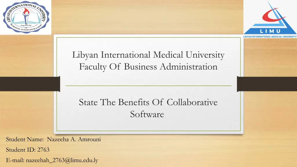 libyan international medical university faculty