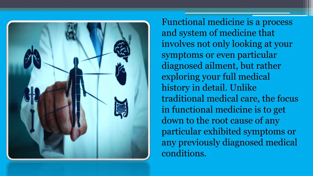 functional medicine is a process and system