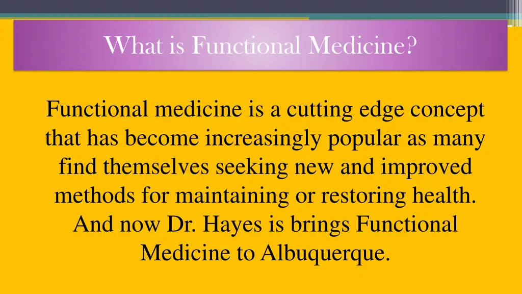 what is functional medicine