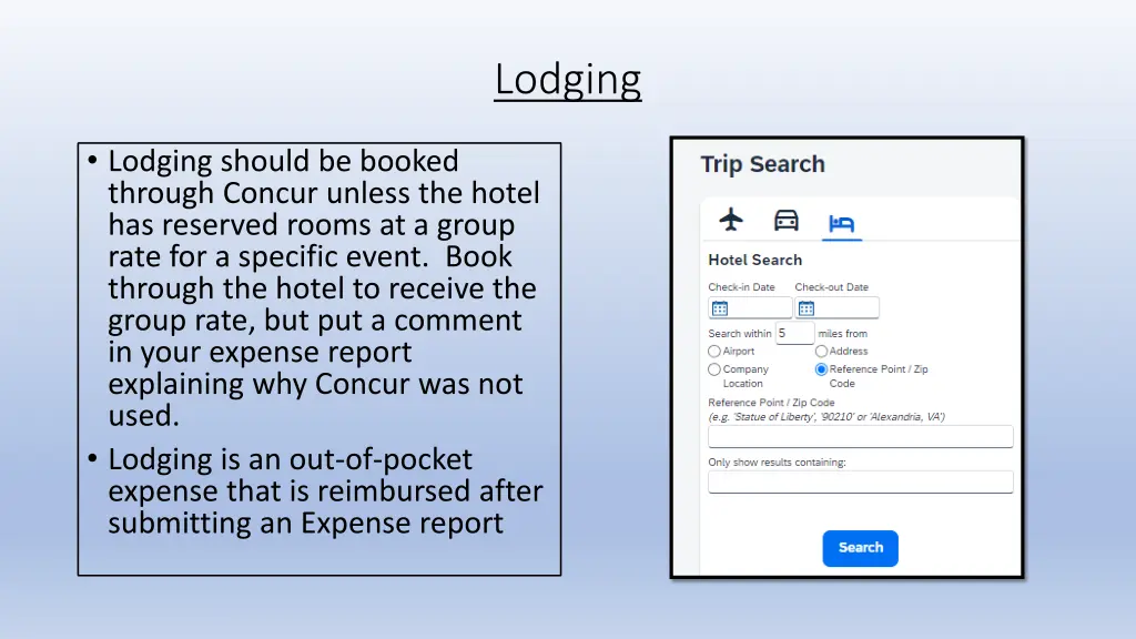 lodging