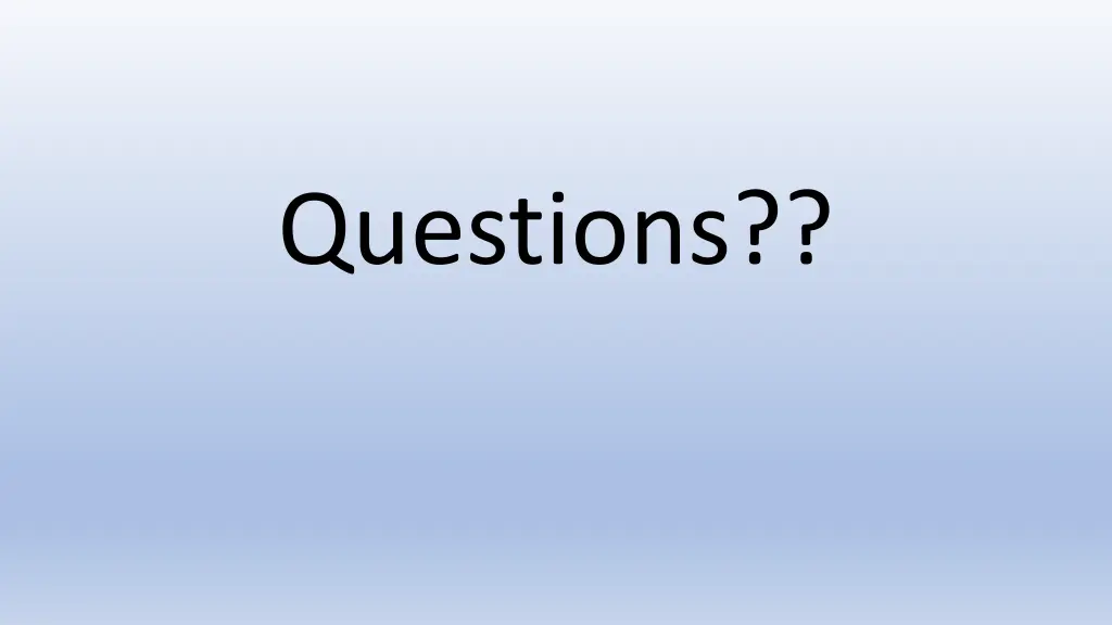 questions