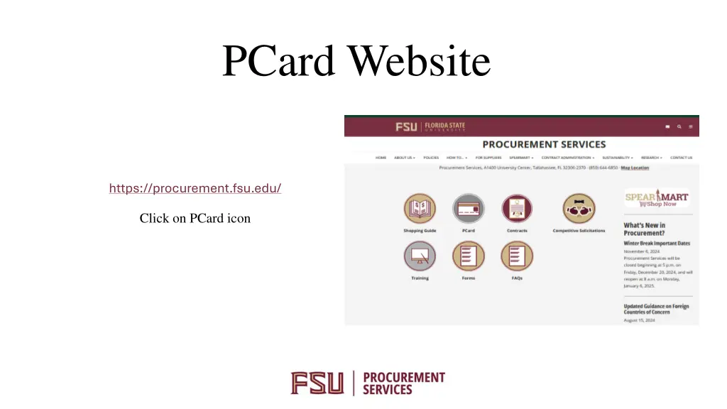 pcard website