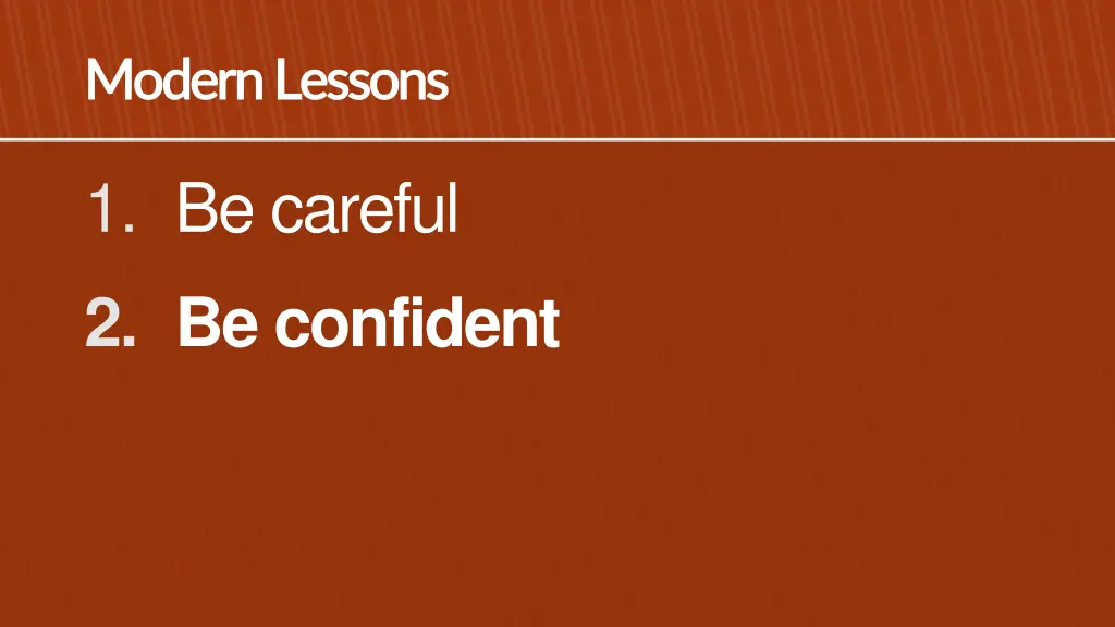 modern modern lessons 1