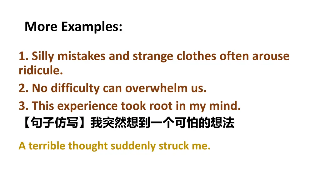 more examples 2