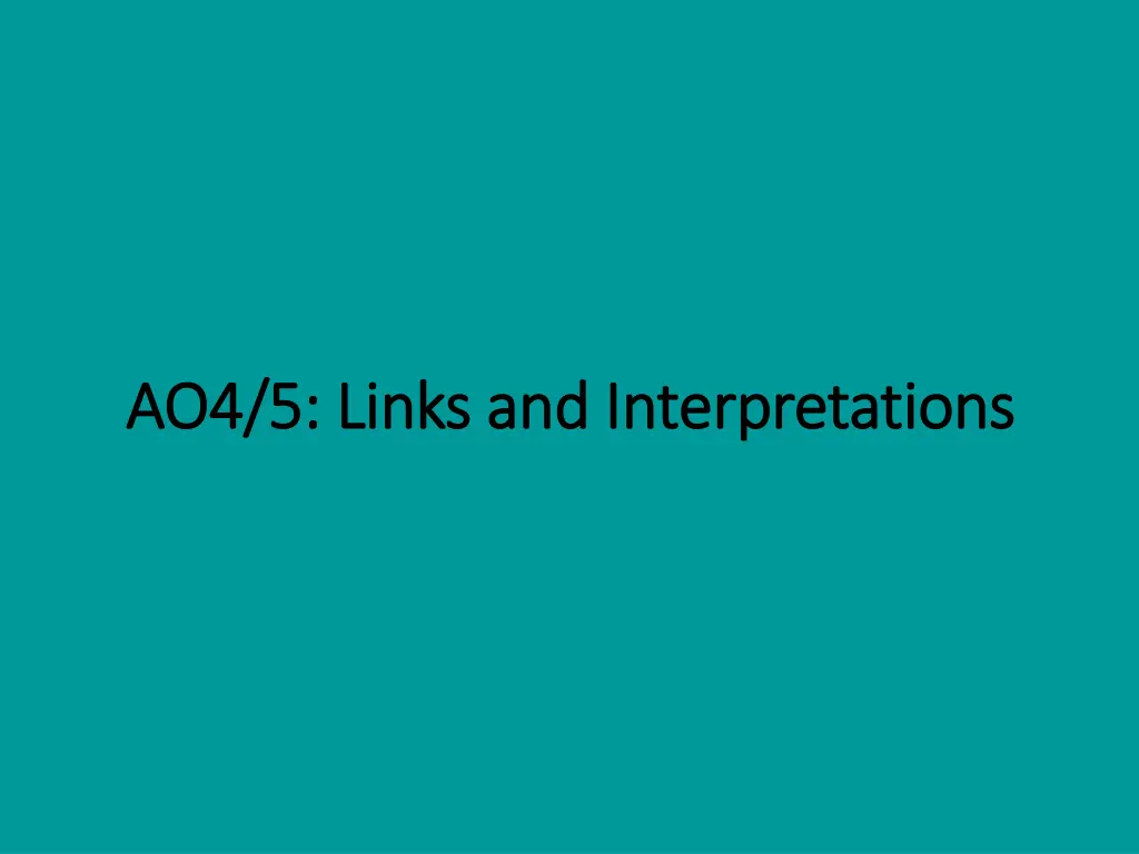 ao4 5 links and interpretations ao4 5 links
