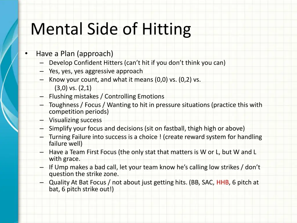 mental side of hitting