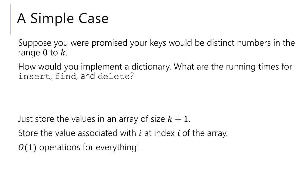 a simple case