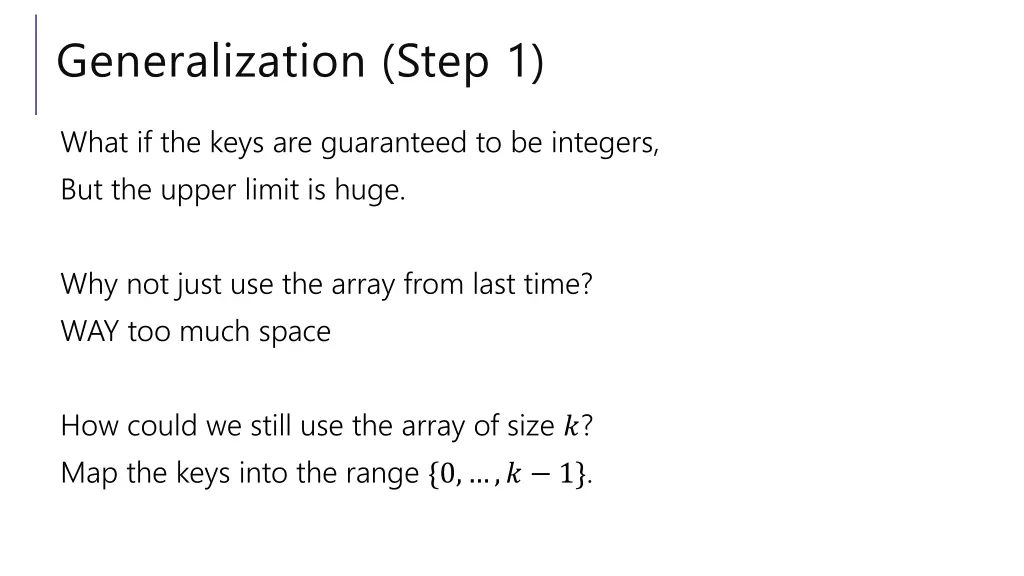 generalization step 1 1