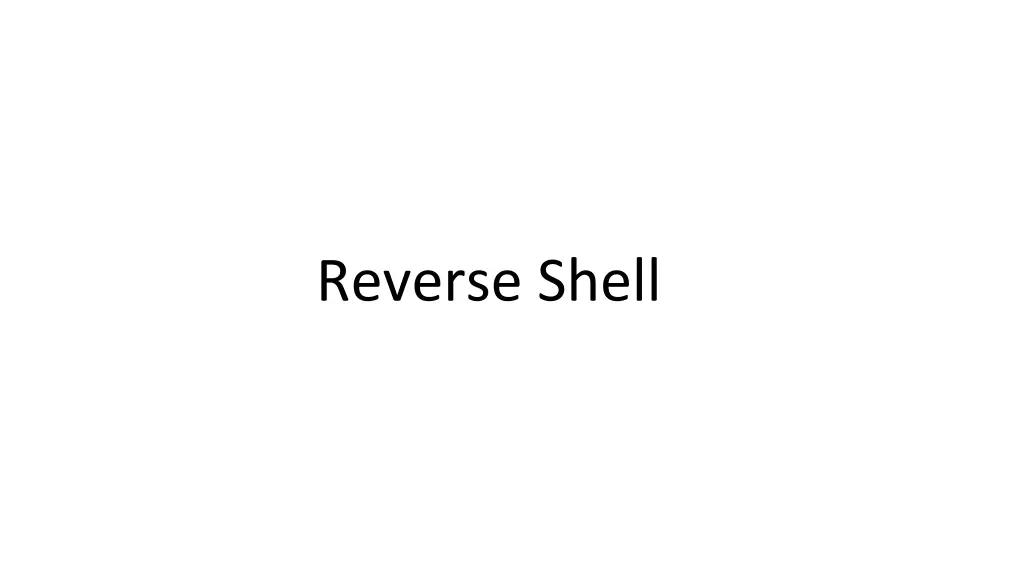 reverse shell