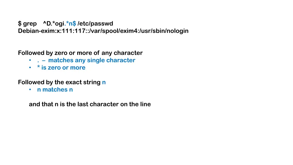 grep d ogi n etc passwd debian exim 1