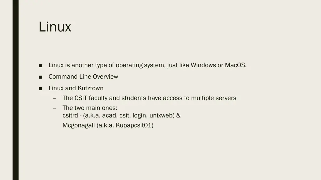 linux