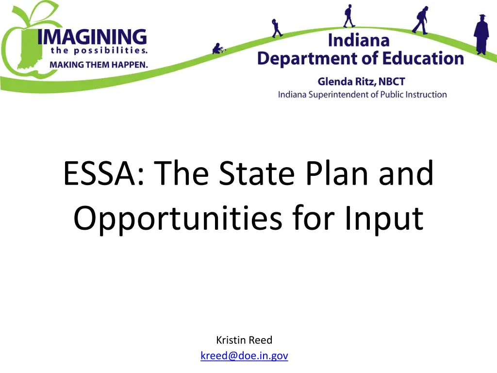 essa the state plan and opportunities for input