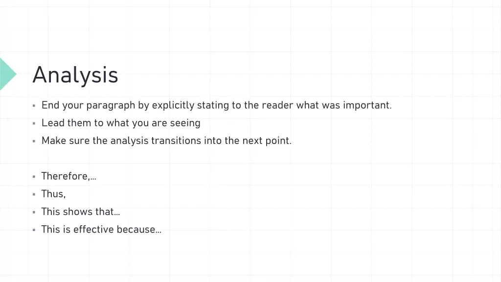 analysis