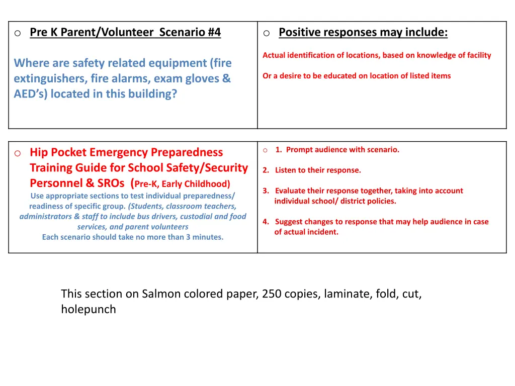 o pre k parent volunteer scenario 4