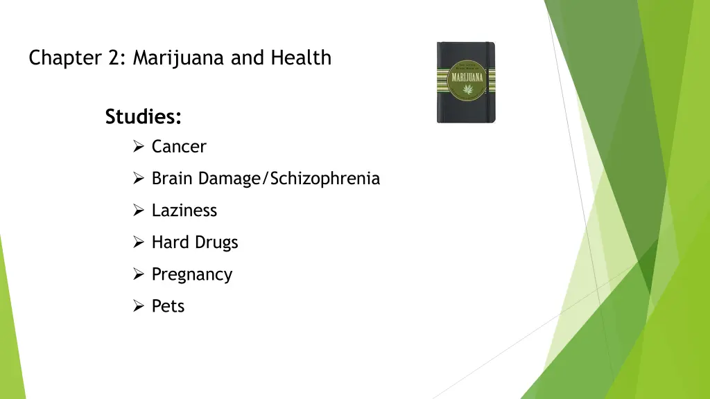 chapter 2 marijuana and health