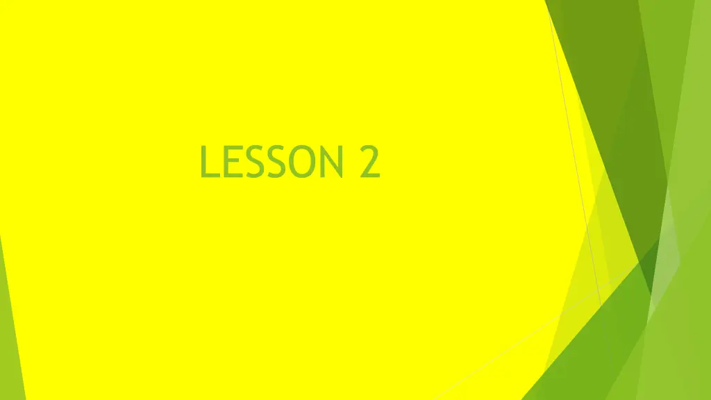 lesson 2
