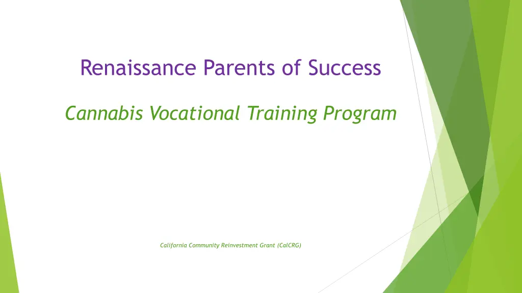 renaissance parents of success