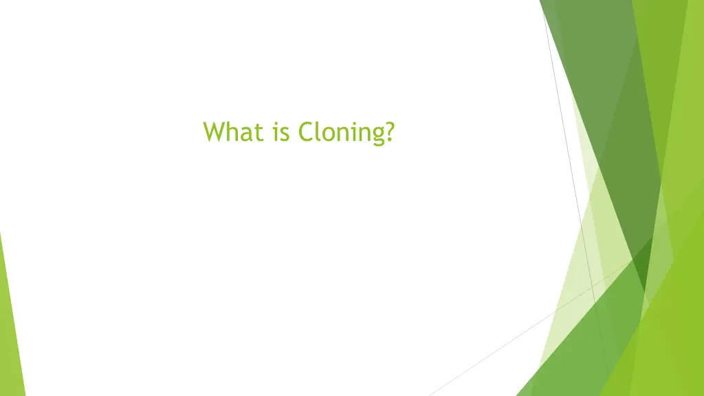 what is cloning